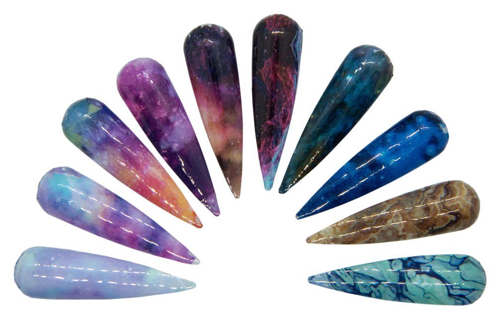 Foil Νυχιών Διάστημα Σετ 10τμχ