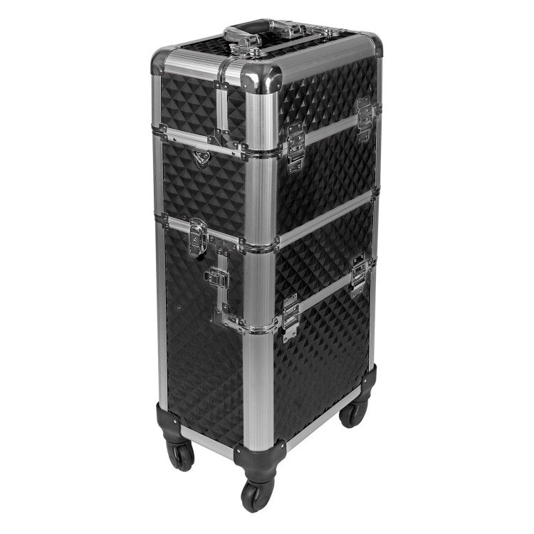 Επαγγελματική Βαλίτσα Αλουμινίου Τροχήλατη Μαύρο