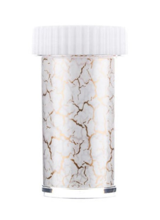 Foil Νυχιών Μάρμαρο Λευκό