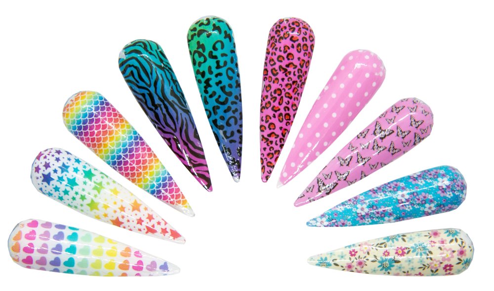 Foil Νυχιών Σετ 10τμχ