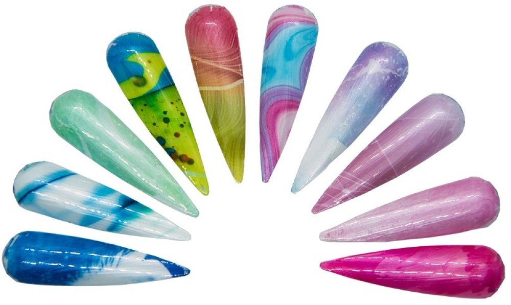 Foil Νυχιών Σετ 10τμχ