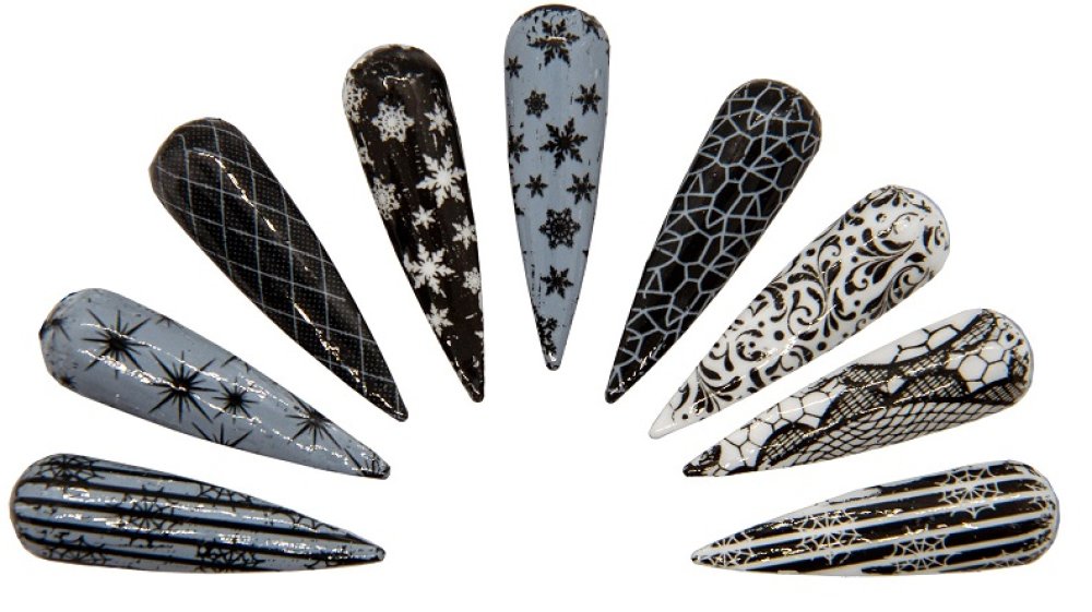 Foil Νυχιών Halloween Σετ 10τμχ