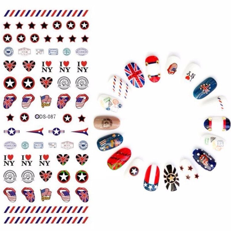 Αυτοκόλλητα Νυχιών Νερού