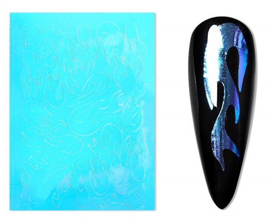 Αυτοκόλλητα Νυχιών Φλόγα