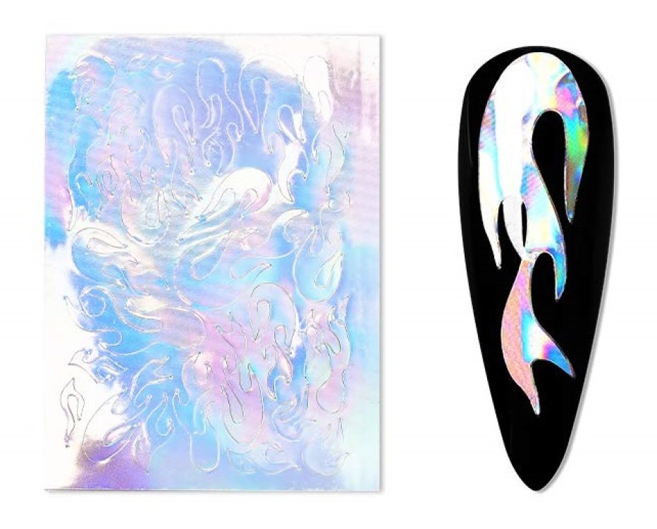 Αυτοκόλλητα Νυχιών Φλόγα