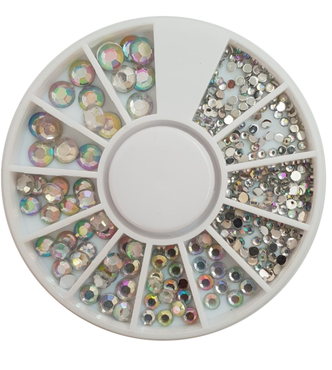 Στρας Λευκό Ιριδίζον 380τμχ