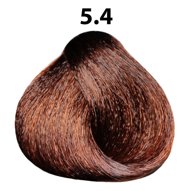 Βαφή μαλλιών Νο 5.4 καστανό ανοιχτό χάλκινο, 100ml