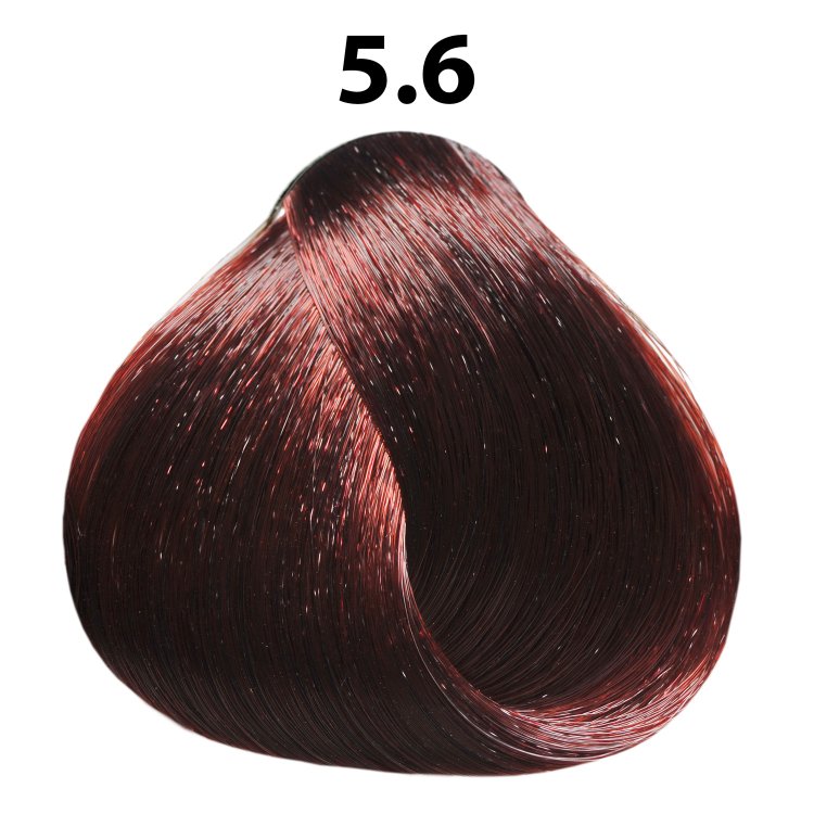 Βαφή μαλλιών Νο 5.6 καστανό ανοιχτό κόκκινο, 100ml