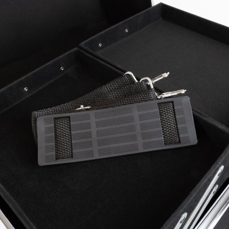 Επαγγελματική Βαλίτσα Αλουμινίου Τροχήλατη Μαύρο