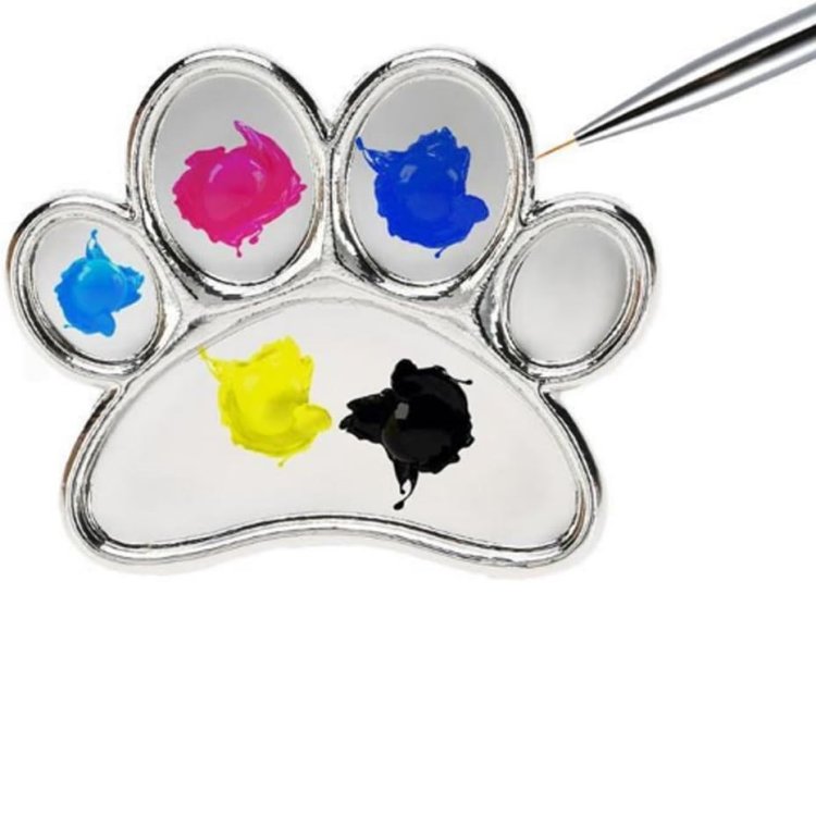 Παλέτα Ανάμειξης Χρωμάτων Δαχτυλίδι