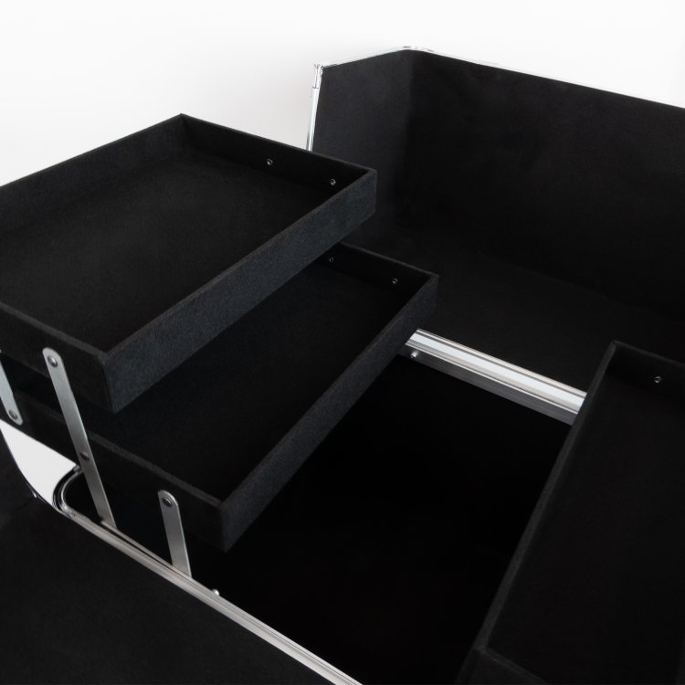 Επαγγελματική Βαλίτσα Αλουμινίου Τροχήλατη Ασημί