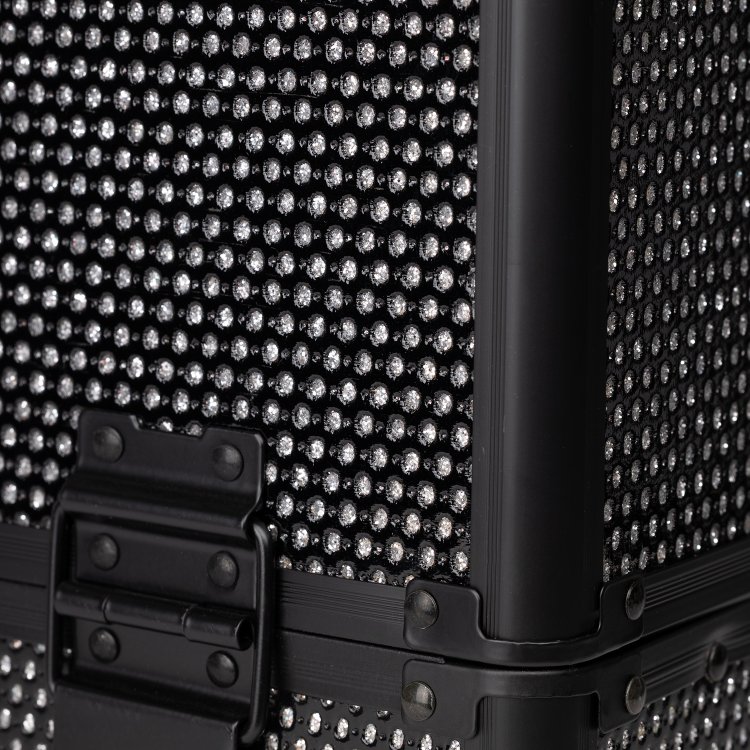 Επαγγελματική Βαλίτσα Αλουμινίου Μαύρο με Στρας