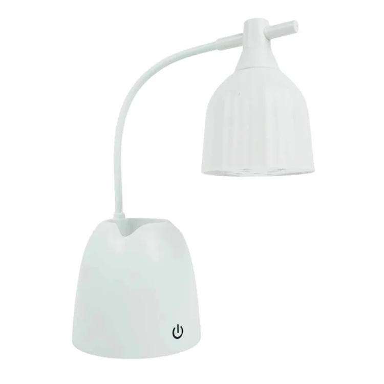 Επαναφορτιζόμενη Λάμπα Γραφείου LED με 3 Επίπεδα Φωτισμού, Βάση Κινητού & Θήκη – Ιδανική για Διάβασμα & Εργασία