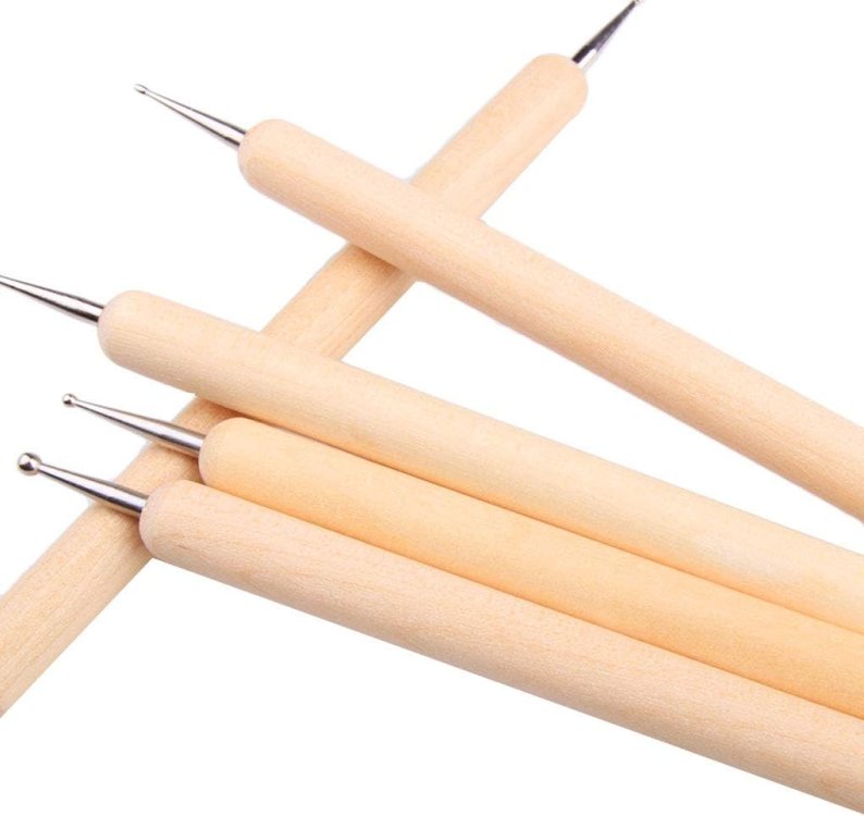 Εργαλεία Σχεδιασμού Νυχιών Dotting Σετ 5τμχ