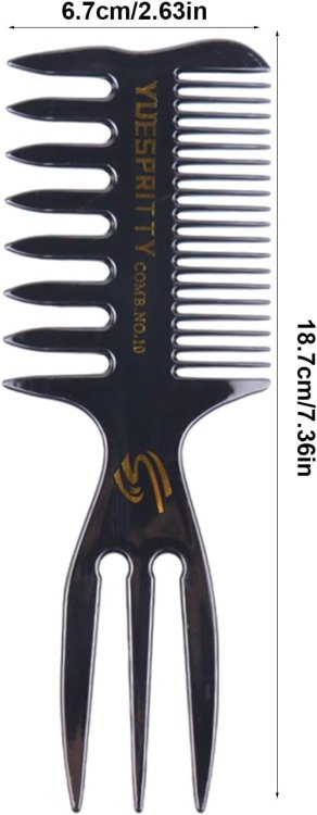 Χτένα Ανδρικού Styling για Λείο Ρετρό Χτένισμα, για Όγκο & Slick Back Look