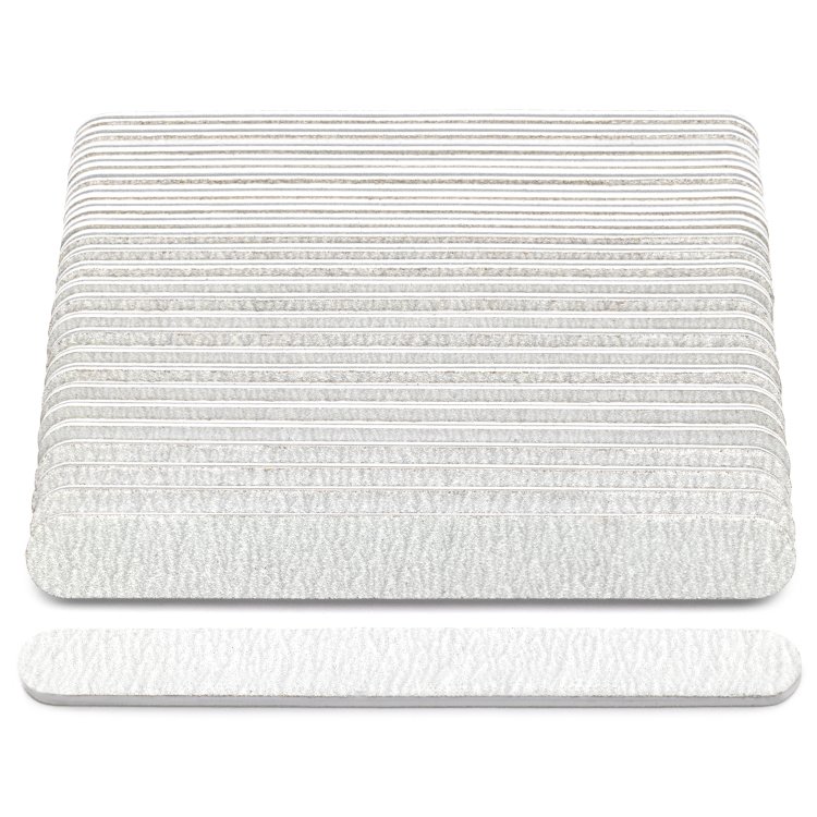 Σετ 25 τμχ Λίμα Νυχιών Γκρι Ίσια 150/180