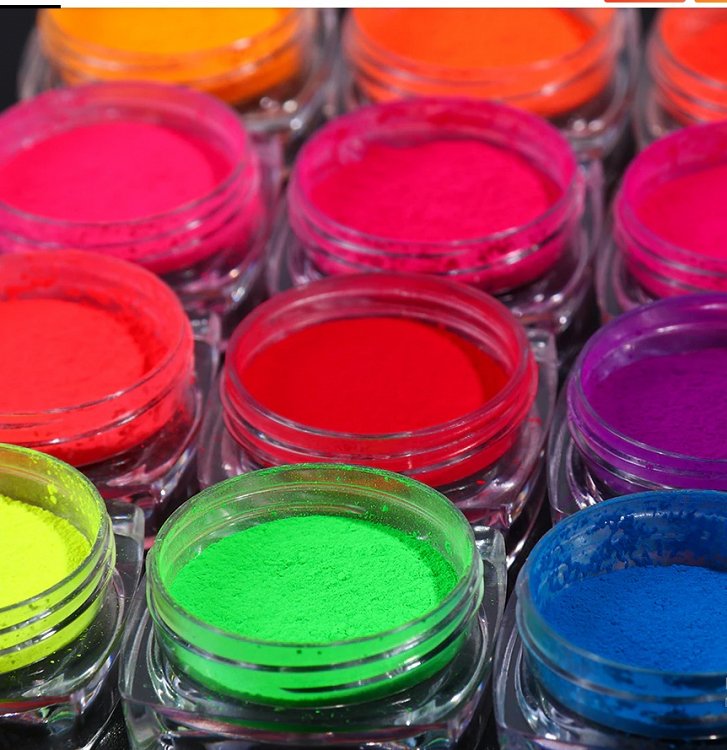 Σκόνη Νυχιών Neon UV Pigment Σετ 13τμχ