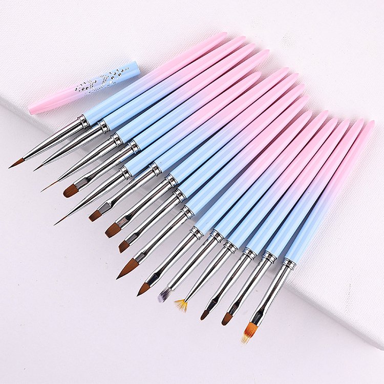 Nail Art Brushes Set 14pcs