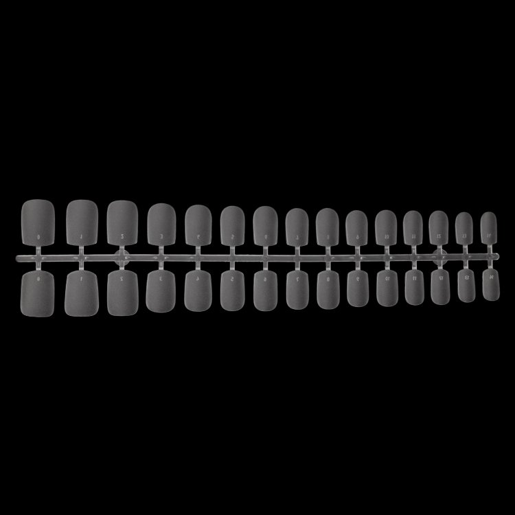 Νύχια Press-On Nail Gel Tips Πολύ Λεπτά Square Short Διάφανα 240 τεμ.