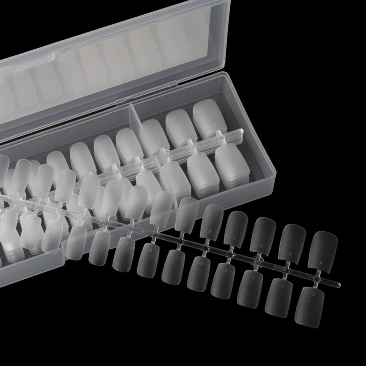 Νύχια Press-On Nail Gel Tips Πολύ Λεπτά Squoval Medium Διάφανα 240 τεμ