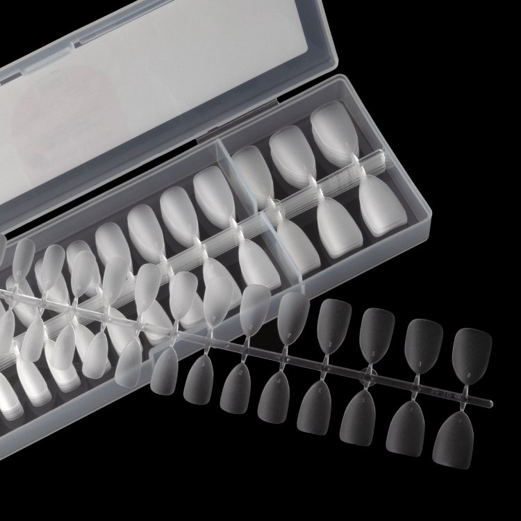 Νύχια Press-On Nail Gel Tips Πολύ Λεπτά Almond Short Διάφανα 240 τεμ.