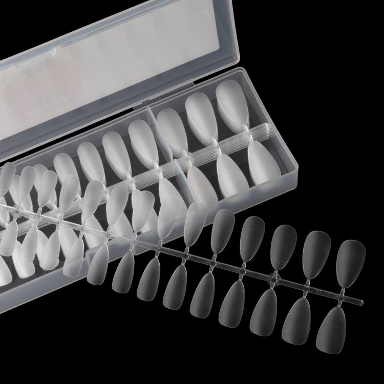 Νύχια Press On Nail Gel Tips Πολύ Λεπτά Almond Long Διάφανα 240 τεμ