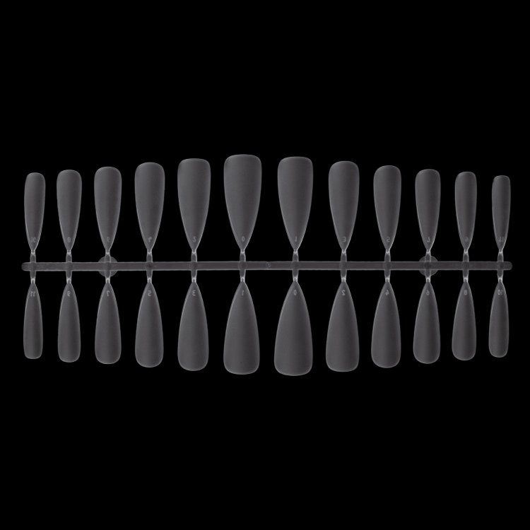 Νύχια Press-On Nail Gel Tips Πολύ Λεπτά Stiletto Long Διάφανα 240 τεμ.