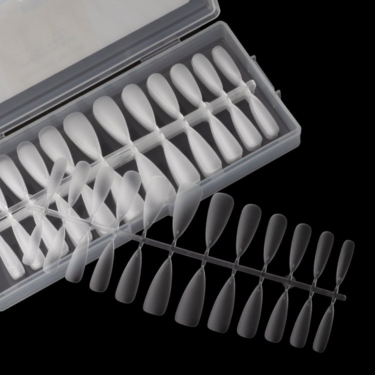 Νύχια Press-On Nail Gel Tips Πολύ Λεπτά Stiletto Long Διάφανα 240 τεμ.