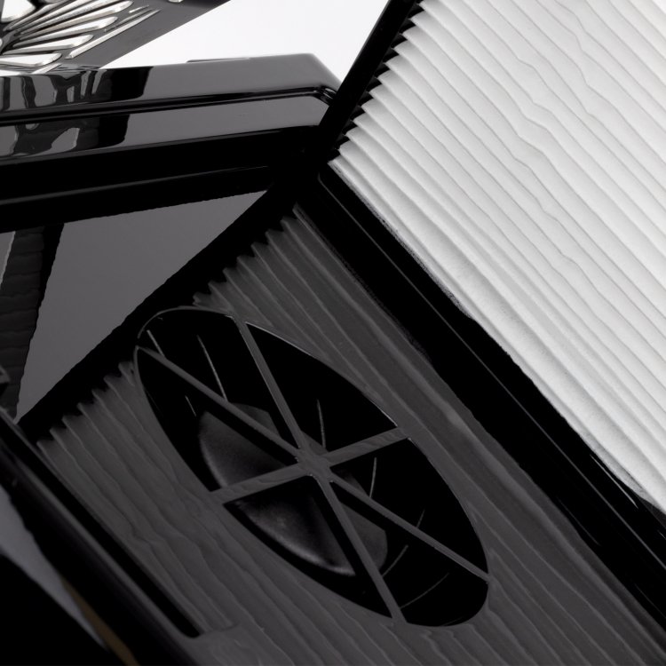 Απορροφητήρας Σκόνης Νυχιών Με Φίλτρο Μαύρος 85W