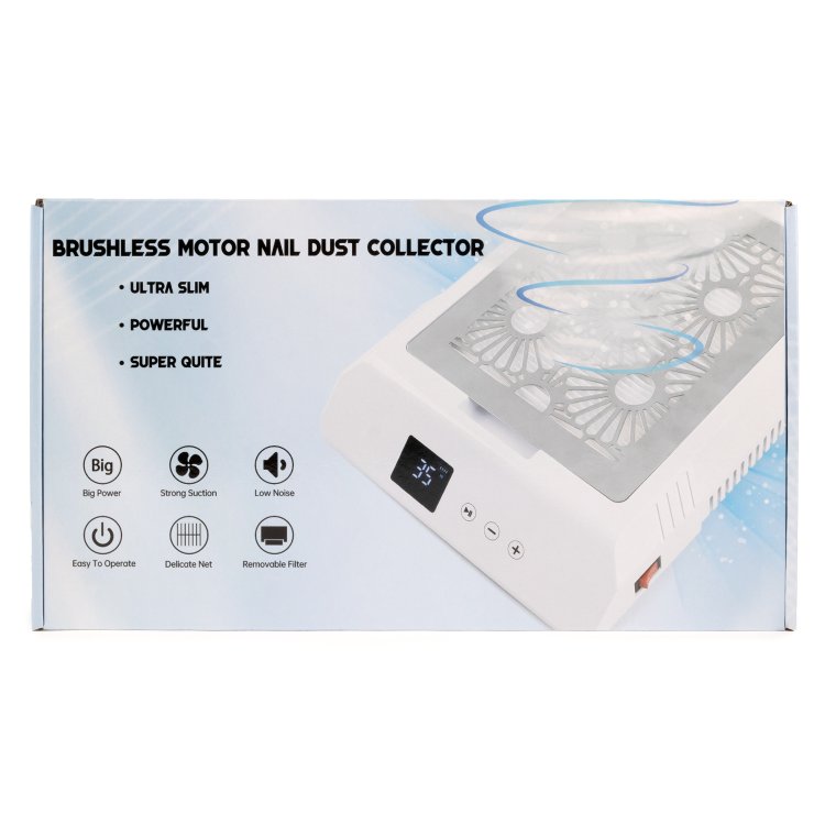 Απορροφητήρας Σκόνης Νυχιών Με Φίλτρο Μαύρος 85W