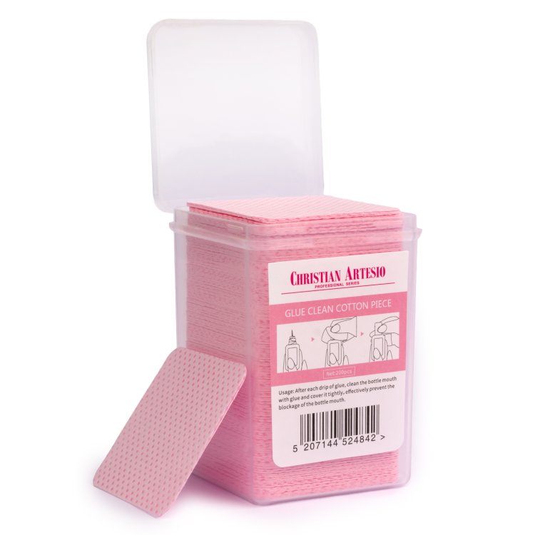 Χαρτάκια Κυτταρίνης Βαμβακερά Ροζ 200τμχ