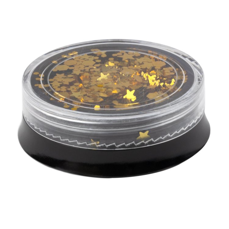 Διακοσμητικό Νυχιών Αστέρι και Παγιέτα Χρυσό