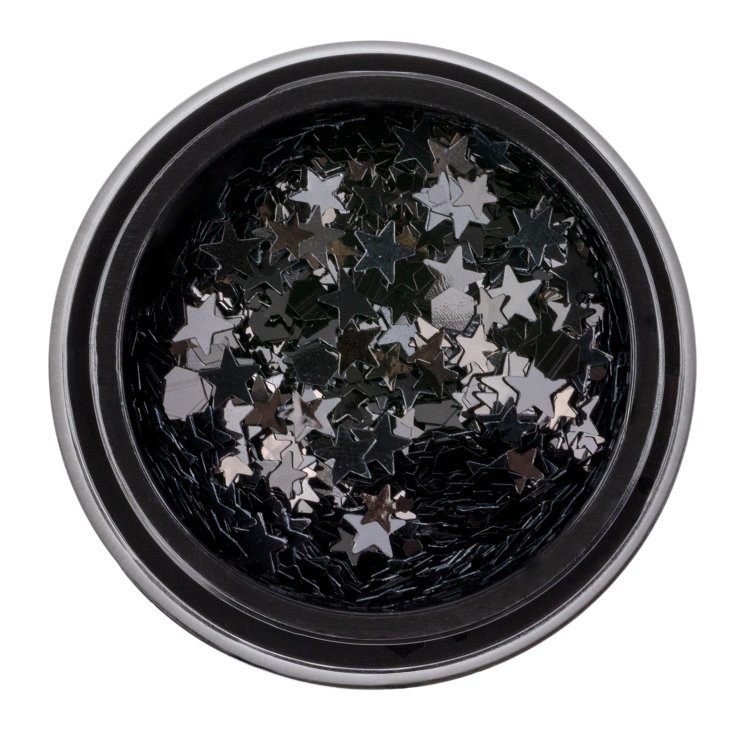 Διακοσμητικό Νυχιών Αστέρι και Παγιέτα Μαύρο