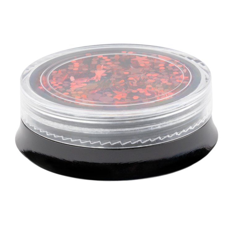 Διακοσμητικό Νυχιών Αστέρι και Παγιέτα Κόκκινο