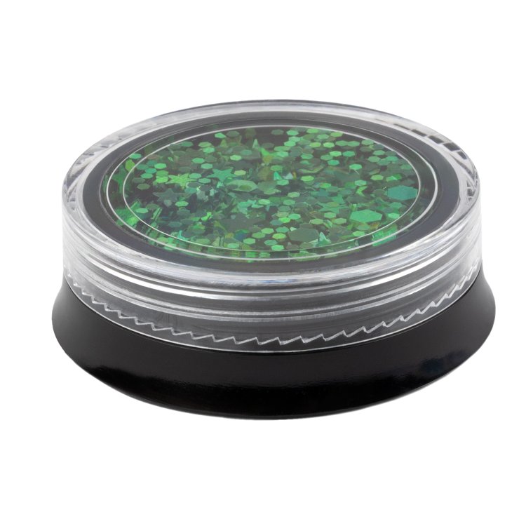 Διακοσμητικό Νυχιών Αστέρι και Παγιέτα Πράσινο