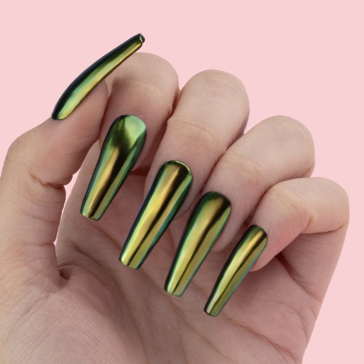 Σκόνη Καθρέφτης σε Υγρή Μορφή Χρυσό