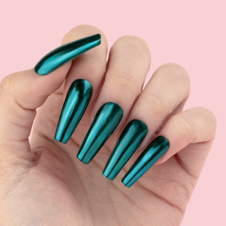 Σκόνη Καθρέφτης σε Υγρή Μορφή Γαλάζιο