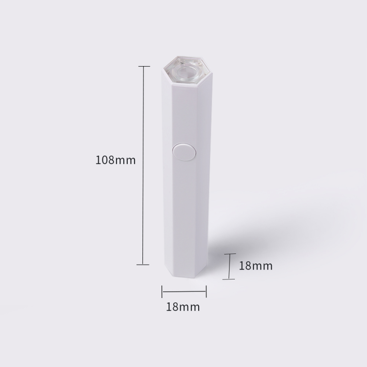 Φουρνάκι Nυχιών Επαναφορτιζόμενο Μίνι Led/Uv 3Watt με Usb