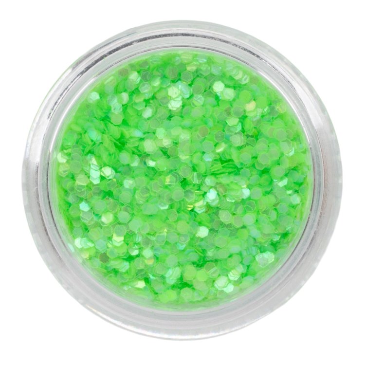 Παγιέτα Πράσινο Νέον Ιριδίζον 3g