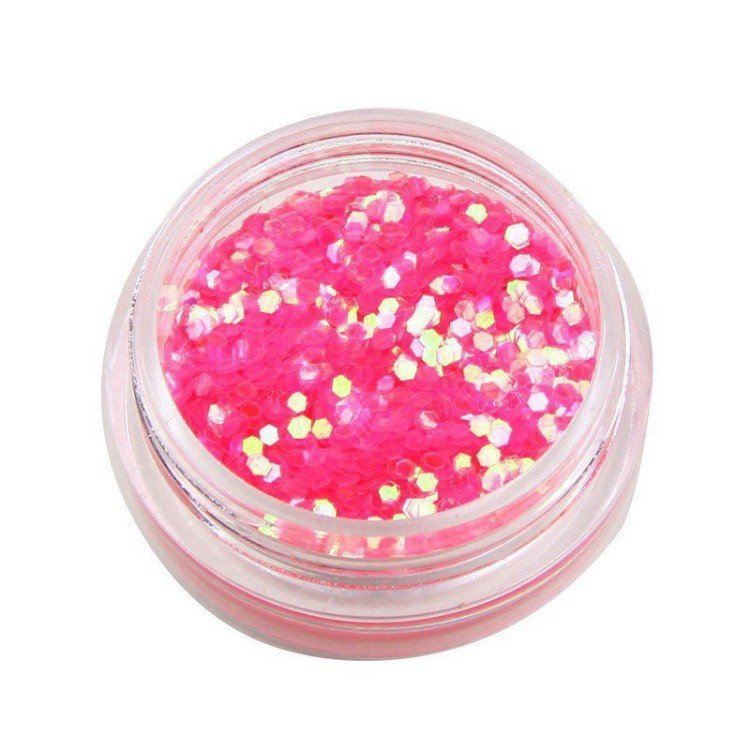Παγιέτα Ροζ Ιριδίζον Μικρή 3g