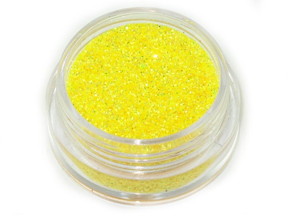 Σκόνη Κίτρινο Νέον Glitter 3g
