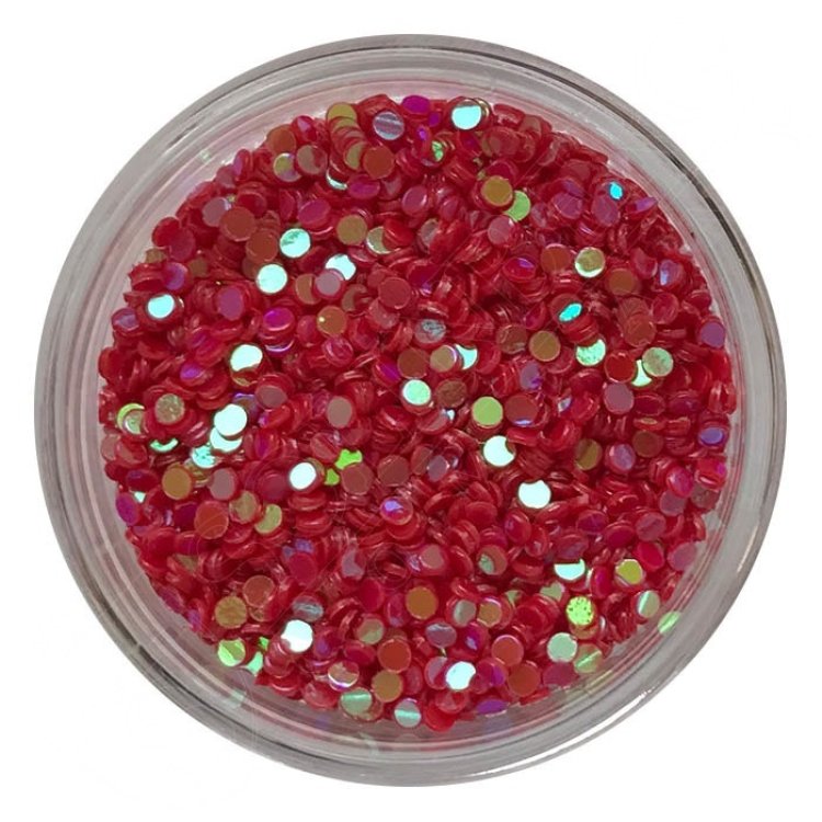 Παγιέτα Στρας Κόκκινο Ιριδίζον 3g