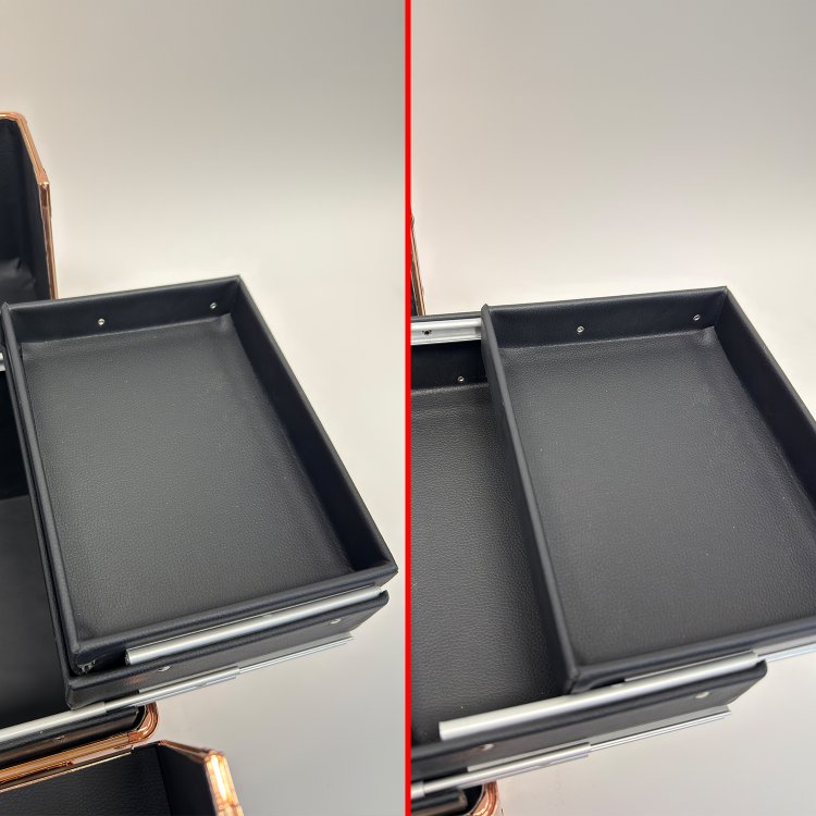 Επαγγελματική Βαλίτσα Αλουμινίου Ροζ Χρυσό – Μικρή Φθορά στη Λειτουργία