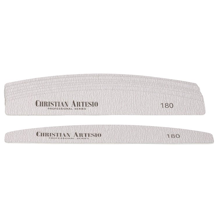 Ανταλλακτικά Λίμας Μισοφέγγαρο Γκρι #180 Grit– Σετ 10τμχ