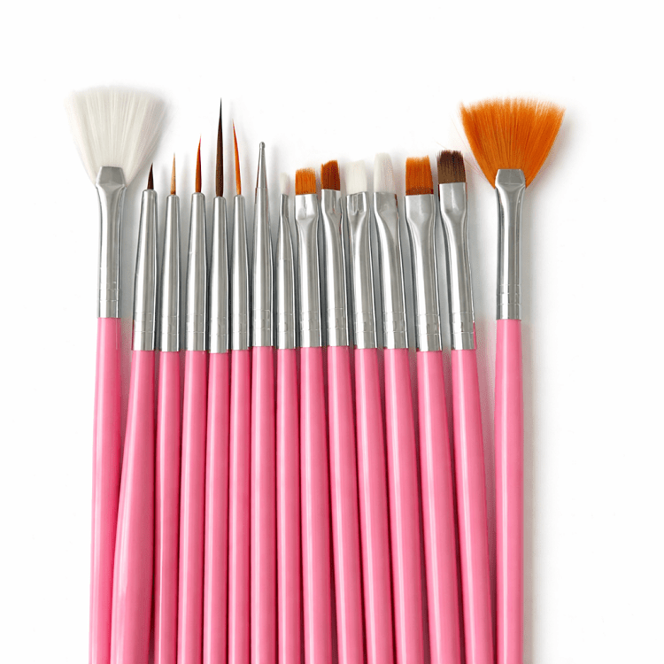 Nail Art Brush Set 15pcs