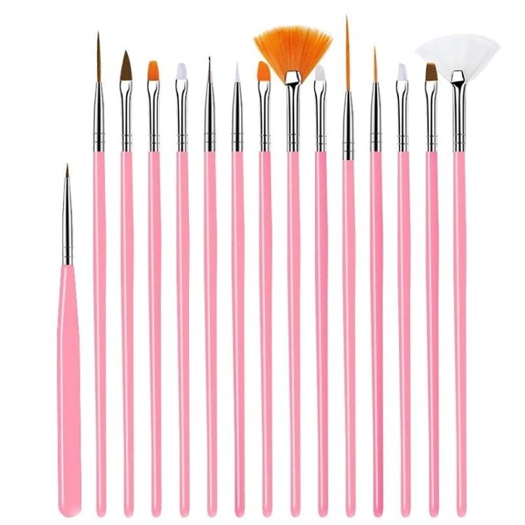 Nail Art Brush Set 15pcs
