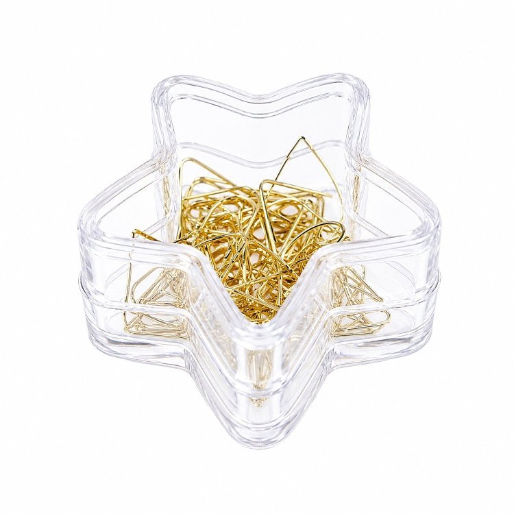 Goldene Metallherzen Nail-Art-Accessoires