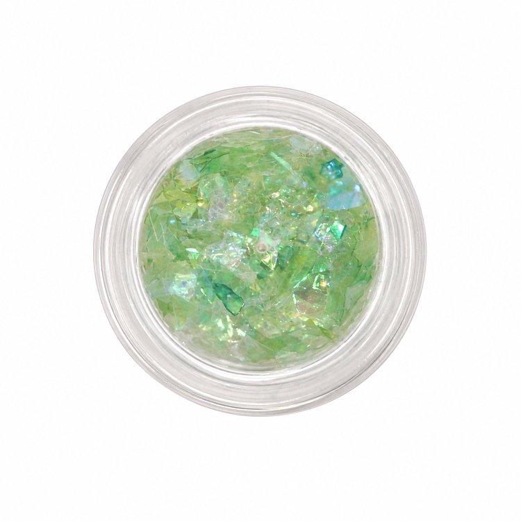 Grune Pailletten-Flakes 3g