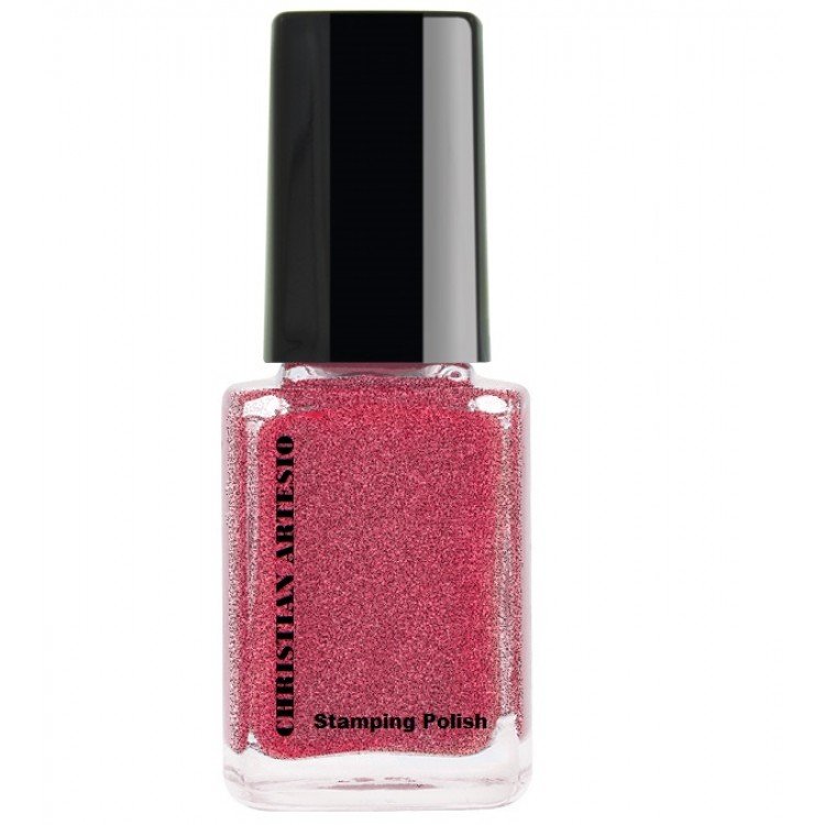 Βερνίκι Stamping No 57 Κόκκινο Glitter 12ml