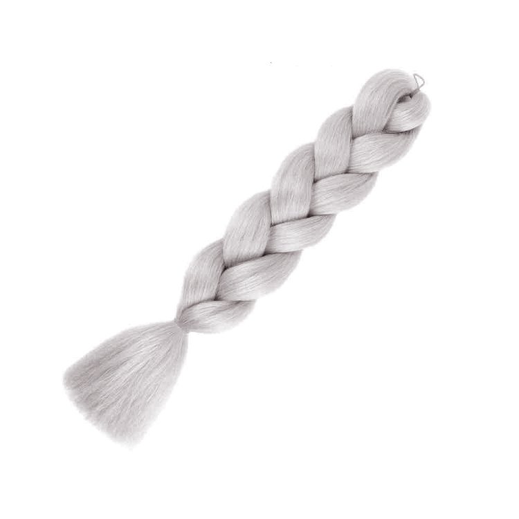 Jumbo Braid Synthetic Grau-Lila Α40#